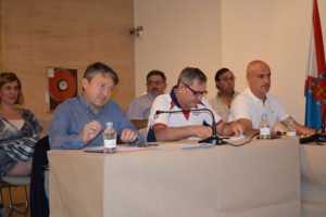 Samuel Folgueral, Adolfo Canedo y Julio Arias