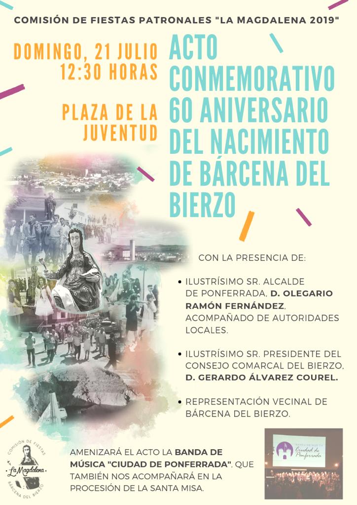 60 aniversario del nacimiento de Bárcena del Río