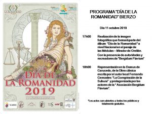 Programa de actos del Día de la Romanidad en El Bierzo