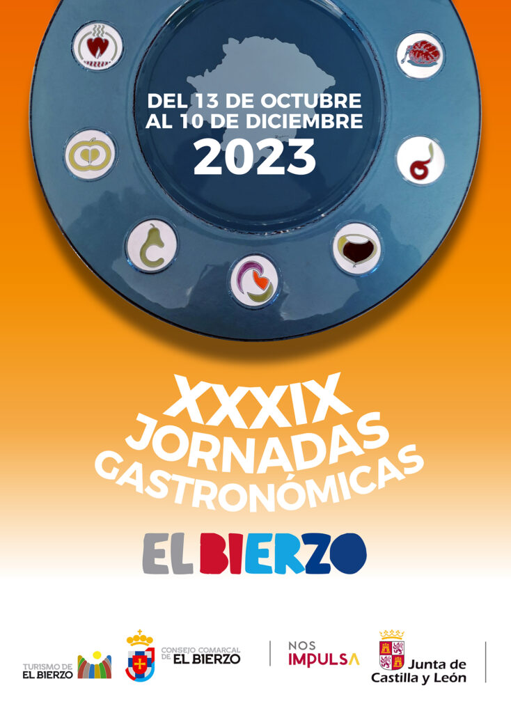 Cartel de las 39 Jornadas Gastronómicas de El Bierzo
