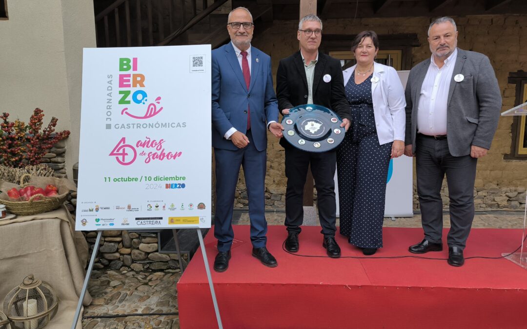 Un emocionado Juanma G. Colinas abre las cuadragésimas Jornadas Gastrónomicas en 25 restaurantes y 12 bodegas de la D.O. Bierzo